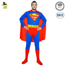 Load image into Gallery viewer, WOMEN AND MEN SUPERMAN COSTUME