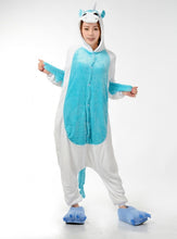 Load image into Gallery viewer, Adult Kigurumi Onesie Anime Women Costumes Cosplay Cartoon Animal Sleepwear Stitch Star Unicorn Pikachu Winter Warm Hooded 2019