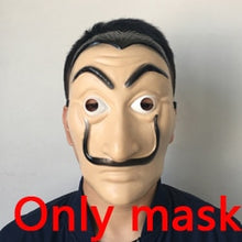 Load image into Gallery viewer, Salvador Dali Movie Costume Money Robbery House Home La Casa De Papel Face Mask