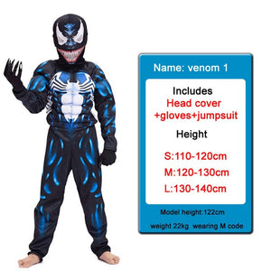 Children Boys Muscle Batman Mask Cloak With Costumes