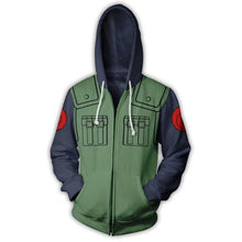 Load image into Gallery viewer, 2019 Men Women Naruto Hoodies Kakashi Cosplay Pullovers Sweatshirts Zipper Jacket Hoodie Sportswear Long sleeve clothing