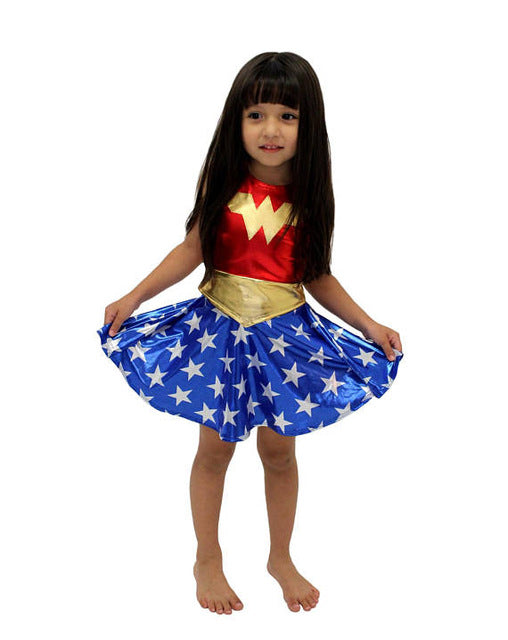 Costume for Kids Super Hero theme Costume for Girls (3-9Years)
