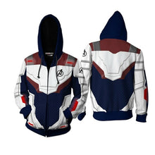 Load image into Gallery viewer, Avengers 4 Endgame Hoodies Advanced Tech 3D print T-shirt Hoodies Men's Zipper Sweatshirts Pants Set Jacket Cosplay Costume