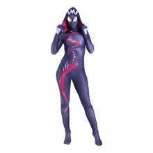 Load image into Gallery viewer, Gwen Stacy Costume Cosplay Women Girls Venom Spider Spiderman Hoodie Spandex Lycra Zentai Suit Superhero Bodysuit Jumpsuits