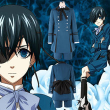 Load image into Gallery viewer, Black Butler kuroshitsuji Ciel Phantomhive Cosplay Costume emboitement Sebasti Kuroshitsuji Aristocrat Cosplay Costume