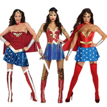 Load image into Gallery viewer, Women's Superhero Wonder Women Cosplay costumes